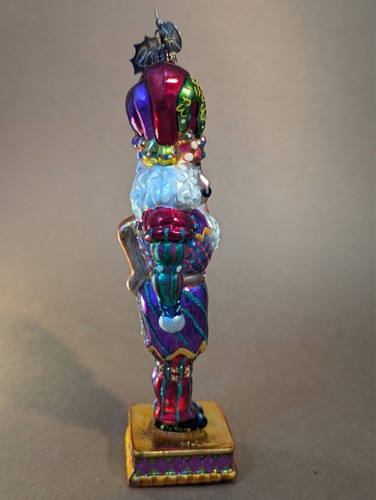 RADKO VENETIAN NIGHTS 20TH ANNIVERSARY SIGNED GLASS ORNAMENT 1011597 7.5" TALL - Picture 3 of 10