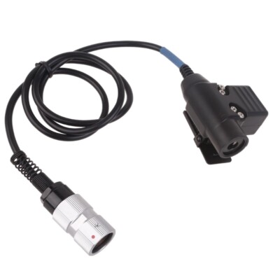 6-Pin Connector U94 PTT Radio Earphone Adapter for AN/PRC148 & AN/PRC152