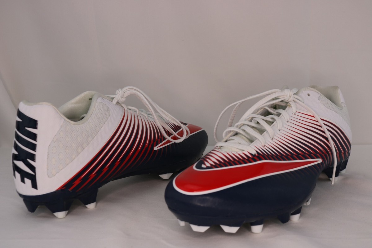 NEW Nike Shoes Vapor Speed 2 TD PF Low Football Cleats 846805-602 Red Mens 16 Mens Nike Vapor Speed 2 Low TD Football Cleats Size 16 White  main image 3