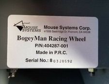 Bogeyman Driving racing wheel PC