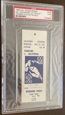 Nov. 20, 1982 Cal Calif. Bears vs. Stanford THE PLAY & John Elway