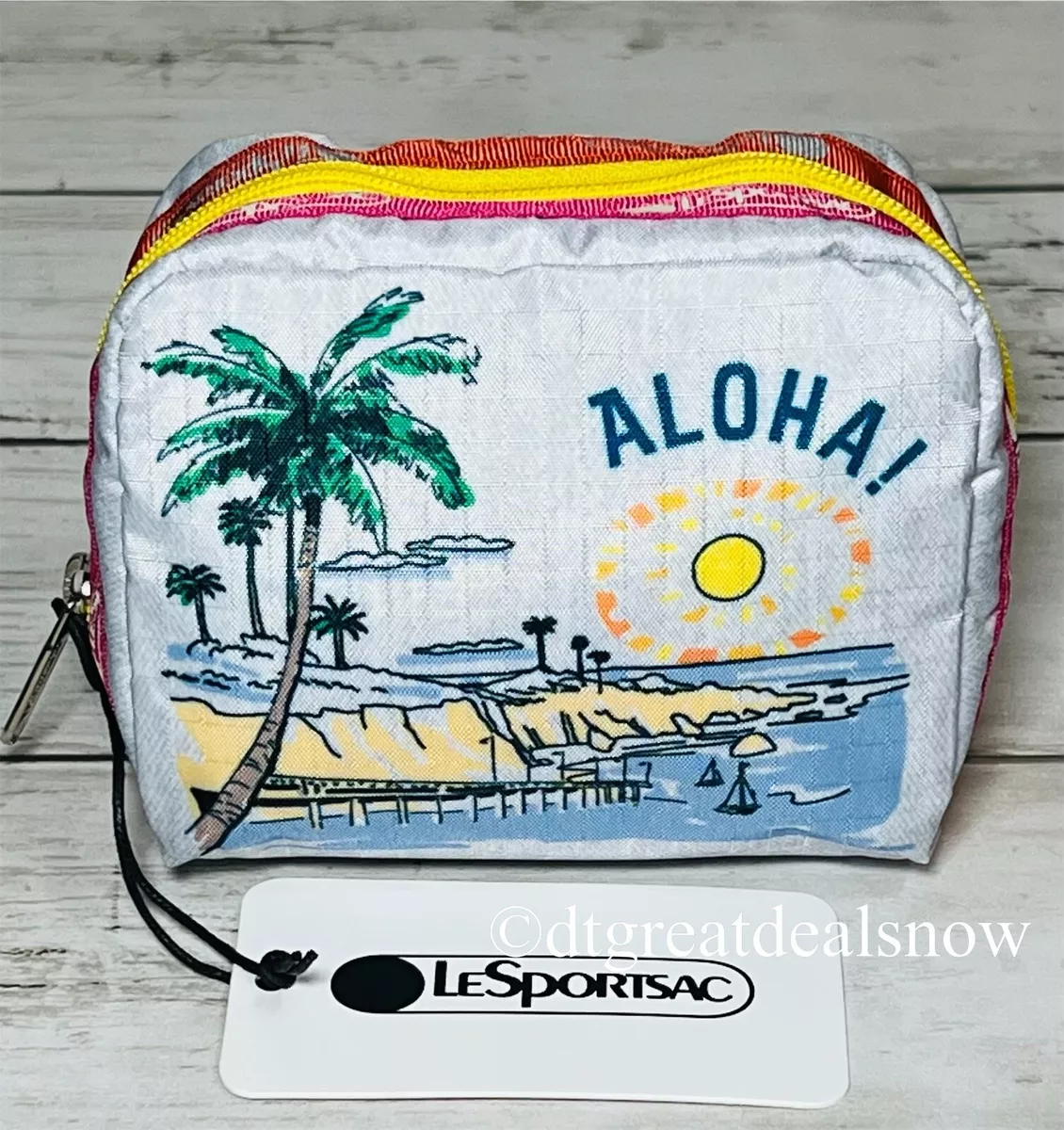 Lesportsac square outlet cosmetic bag