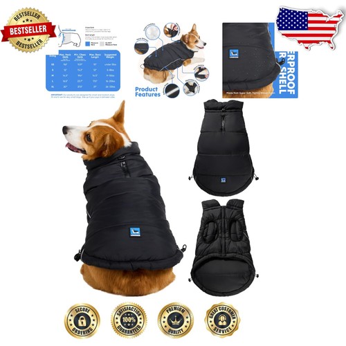 Stylish XL Warm Dog Vest - Weather-Resistant, Breathable Fabric for Small Breeds