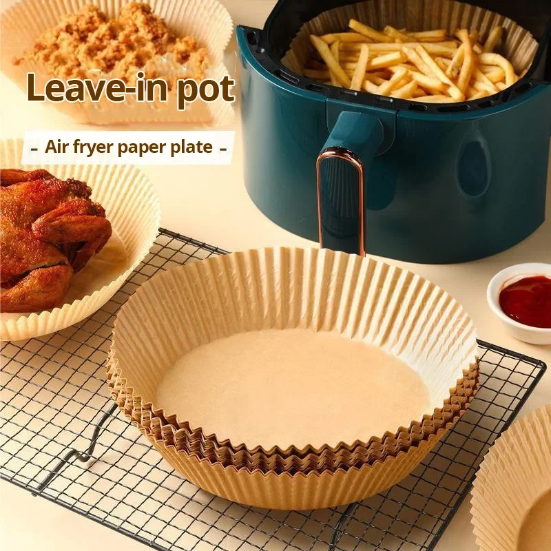 300 Pcs Air Fryer Disposable Paper Liner Non-Stick Pan Parchment Baking Papers