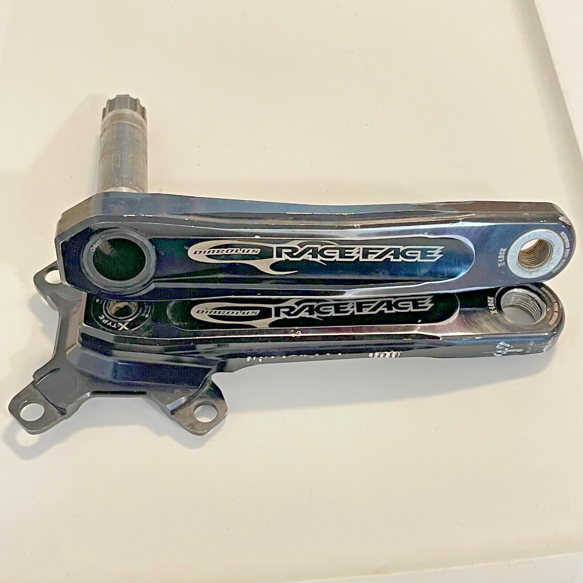 Race Face Diabolus DH 175 X-Type Crankset 104/64 Vintage Retro | eBay
