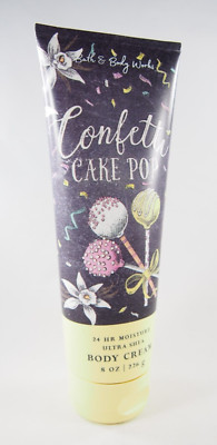 (1) Bath & Body Works Confetti Cake Pop Ultra Shea 24hr Body Cream 8oz