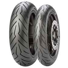 Pneumatici 120/70 R 16 57H 160/60 R 15 67H COPPIA Pirelli Diablo Rosso Scooter
