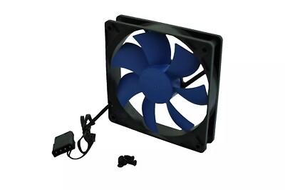 LOT of (8-pcs) Xion AXP-GF120_BL 120mm Case Fan w/4-Screws (3/4 pin)