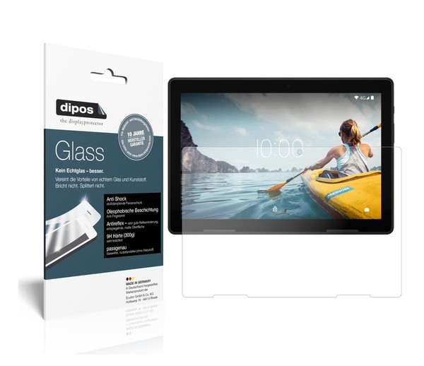2X Schutzfolie FüR Medion Lifetab P10710 Matt - Anti-Shock 9H Folie Dipos Glass-image