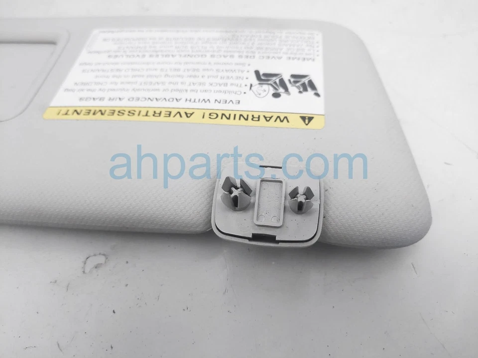 Audi A5 Quattro 2012-2017 pasajero derecho parasol techo interior gris Foto 3 de 4