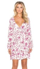 MINKPINK Pretty Poppies Smock Dress Size S NWT