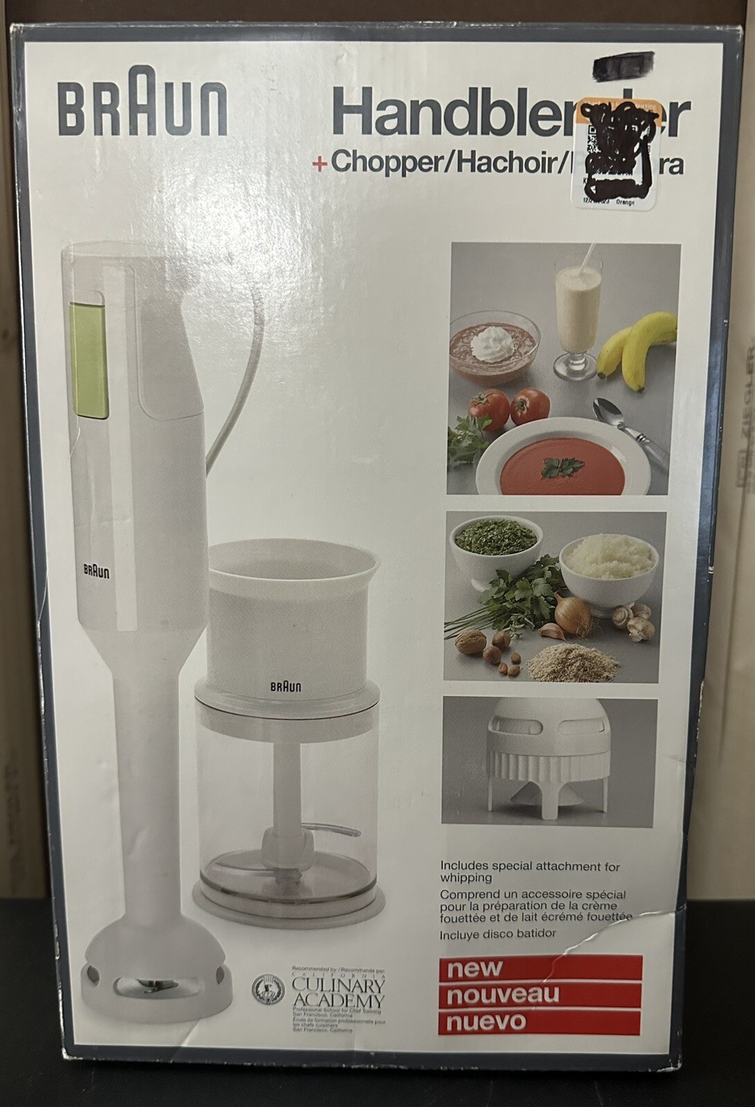 NEW! Braun Hand Blender & Chopper MR 370 New Old Stock original