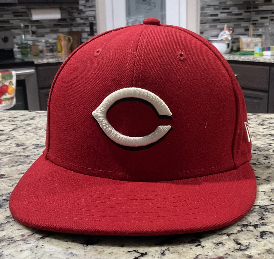 Cincinnati Reds MLB New Era 59Fifty On Field Cap Hat Red 7 1/4 | eBay