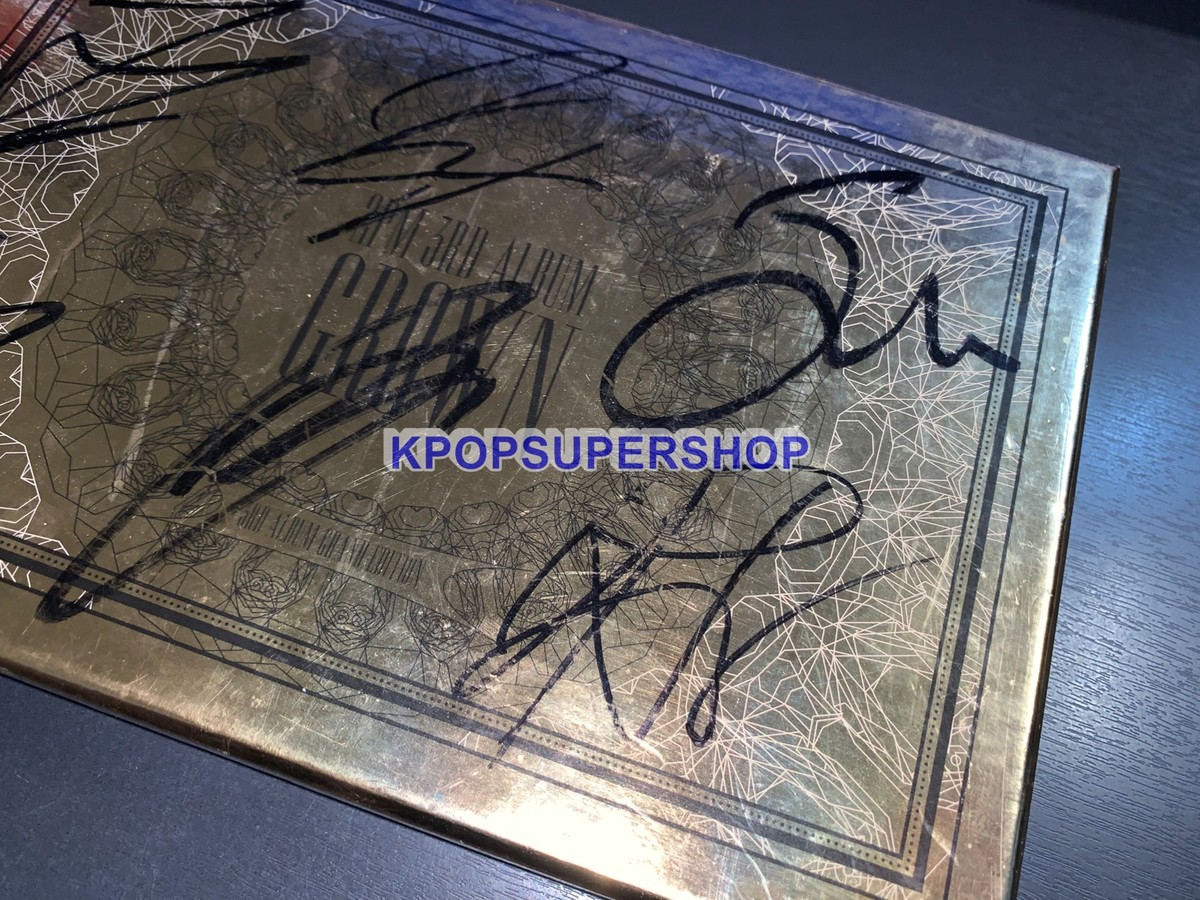 2PM 3rd Album Grown Grand Edition Autographed Signed 2 CD Promo