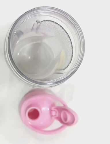 Transparente Trinkflasche Kunststoff Schule alle Altersgruppen fördern Kinder trinken Wasser 650 ML - Bild 4 von 7