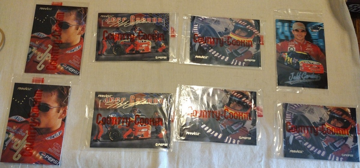 Jeff Gordon Pinnacle Series Set of Cards 1 to 3 Pepsi 1997 Trading