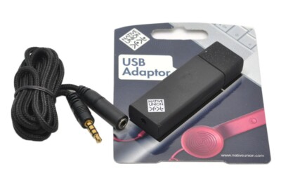 Native Union Authentic USB-Adapter USB SOUNDKARTE mit Verlängerungskabel