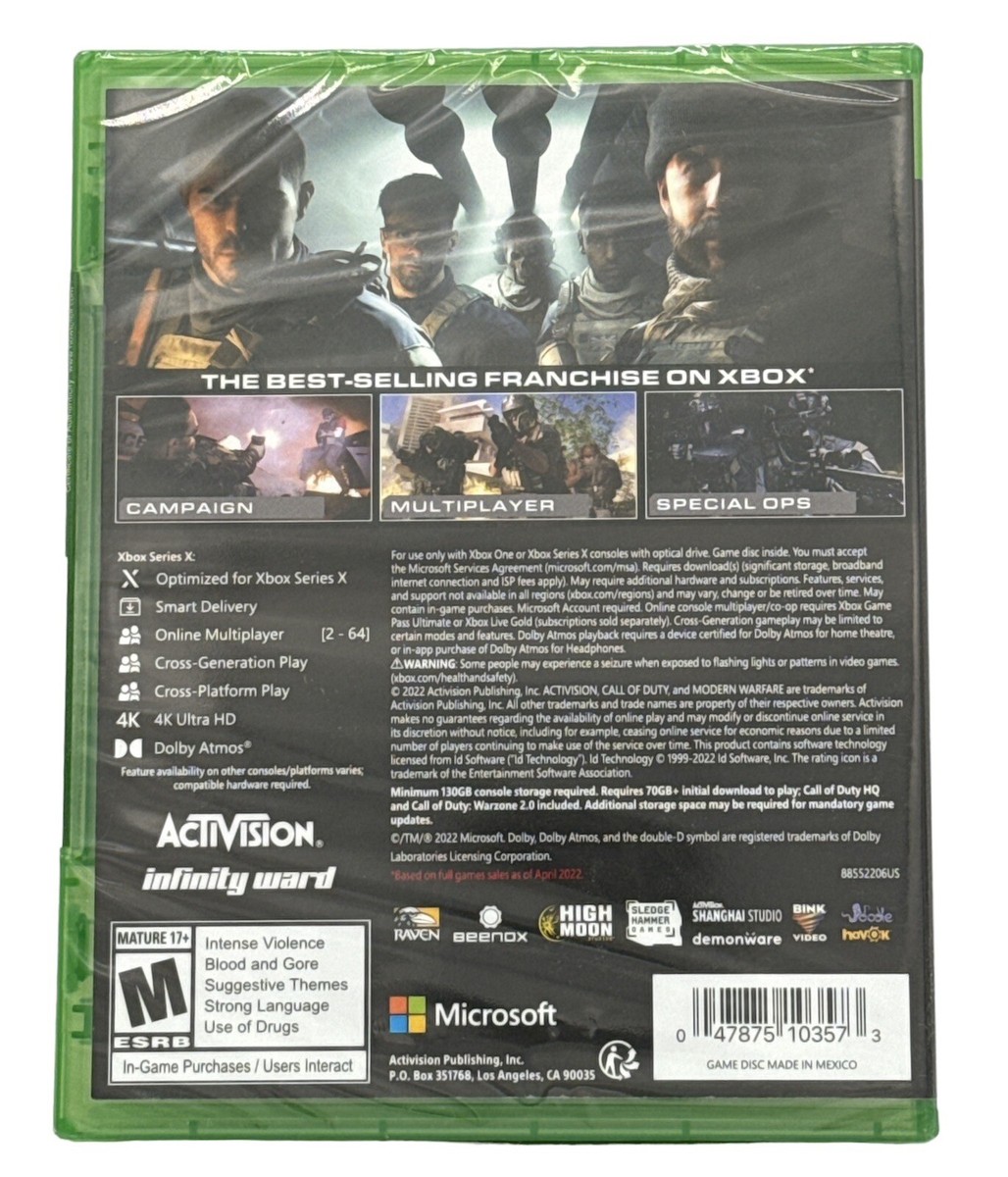 Call of Duty Modern Warfare II 2 Xbox One / Series X Cross-Gen