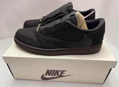 Nike Jordan 1 OG Low SP x Travis Scott Velvet Brown Size 13