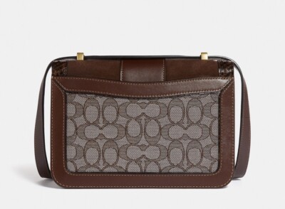 NWT Coach C0712 Alie Shoulder Bag In Signature Jacquard With