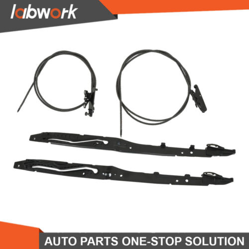 Labwork Sunroof Glass Cables+Track Assembly Set For Ford 17-19 F250 ,15-20 F150