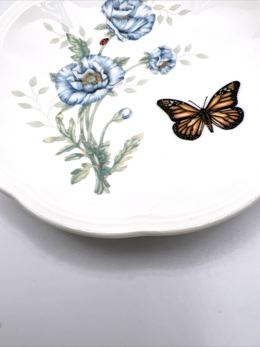 Lenox Butterfly Meadow EINZEL BLUMENTELLER UNTERTASSE SCHMUCKSCHALE RUND 6,5" - Bild 3 von 10