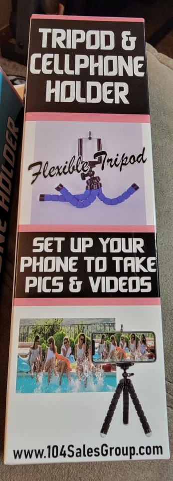 Flexible Tripod Holder Adjustable Octopus Stand With mount For iPhone / Android - Image 4 of 4