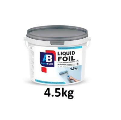 Klima Membran Aqua Build Flüssigfolie 1,5 Kg – Wasserdichte Tankmembran Für Duschen, Bäder & Nassräume Flüssigfolie Dusche