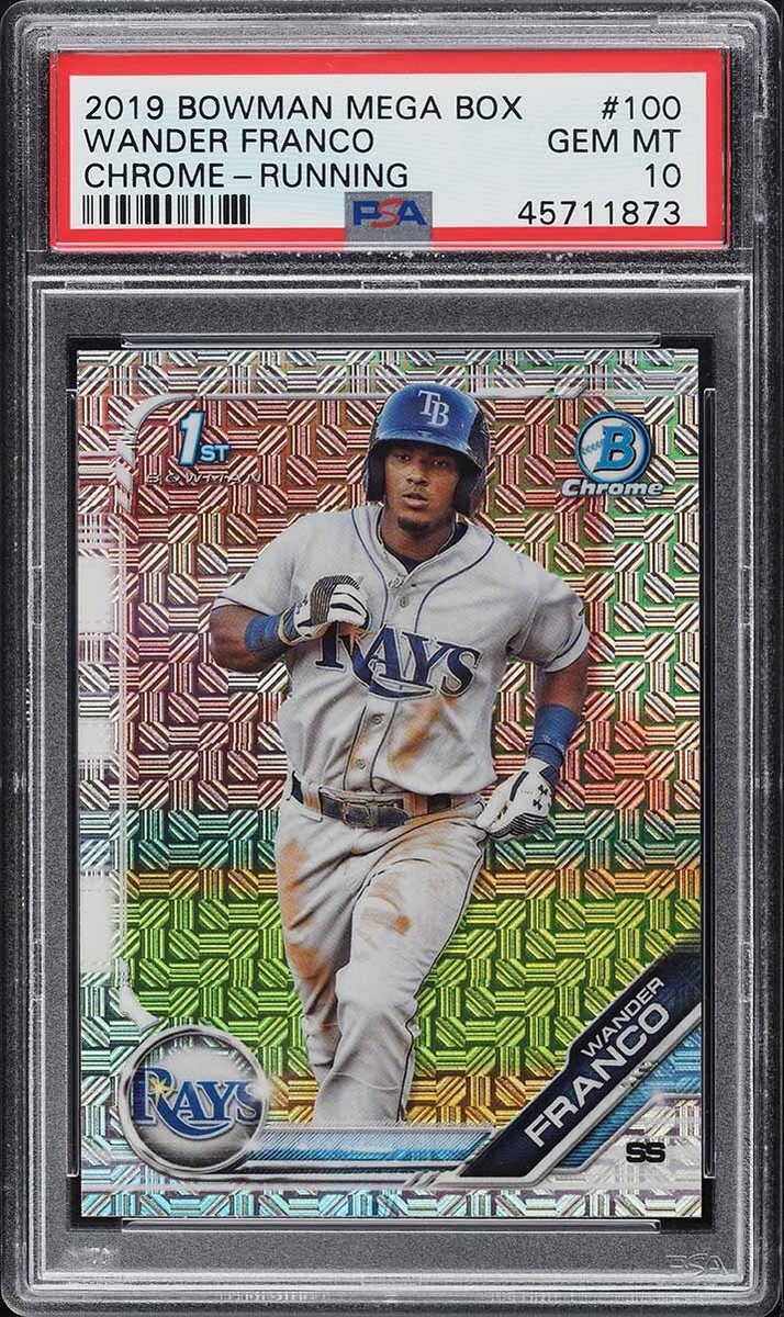 Wander Franco 2019 Bowman Chrome Superfractor AU Pulled And Sold
