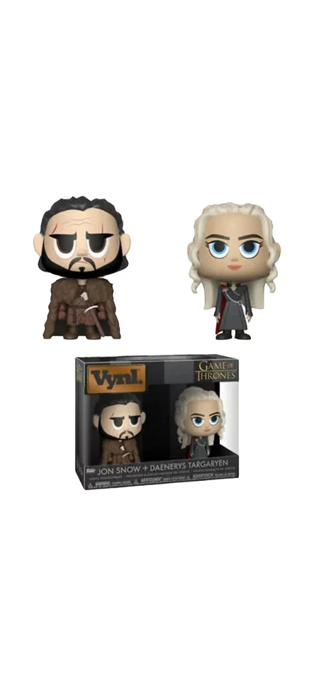 Funko Vynl. Figures 2-Pack - Game of Thrones - JON SNOW & DAENERYS TARGARYEN - Image 2 of 4