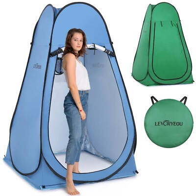 Pop Up Privacy Shelter Tent Portable Outdoor Camping Beach Instant Shower Toilet