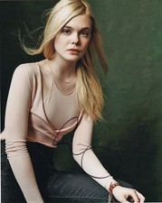Elle Fanning Sexy Autographed Signed 8x10 Photo COA E4E