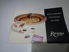 Vintage Souvenir Gaming Guide Riviera Las Vegas Casino