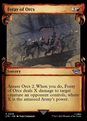 MTG FORAY OF ORCS 579 EXC - ORK RAID - LTR X EN - MAGIC