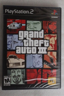 Grand Theft Auto 3 Playstation 2 PS2 Factory Sealed