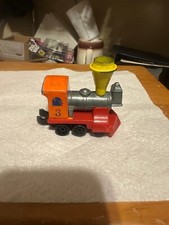 Vintage 1980 Dated Mattel First Wheels Metal Die-cast Train Engine