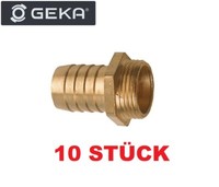 "10 StÜCk Original Karasto Geka Plus Messing Schlauchverschraubung 25 Mm 1\" Ag"