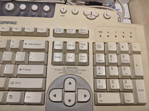 Compaq Wired USB Multimedia Keyboard (SDM4540UL) - Picture 4 of 9