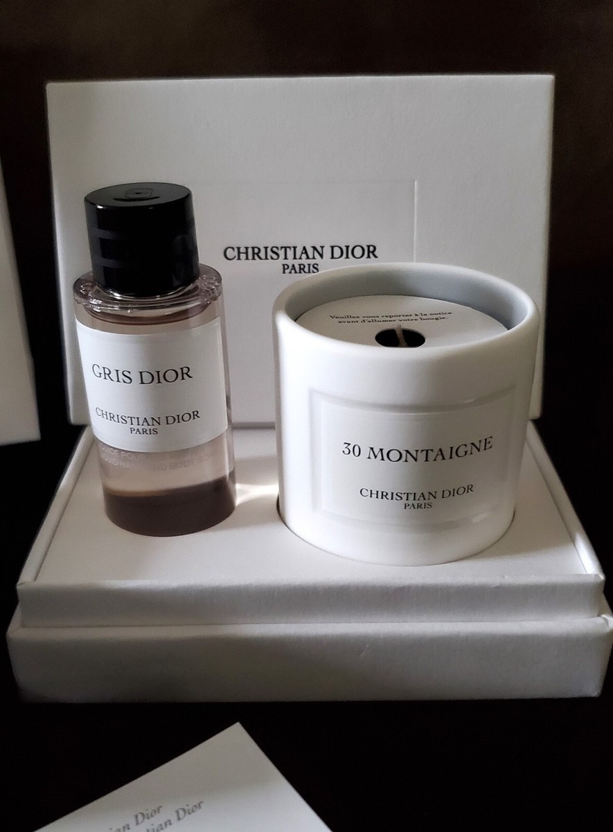 DIOR Limited edition Gift Set 35g candle, 20ml hand and body soap