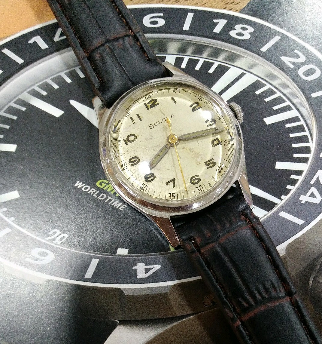 1940'S Vintage Military Bulova Mens Stainless Steel Analog 1940'S Vintage Military Bulova Mens Stainless Steel Analog