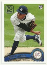  2021 TOPPS BASEBALL - DEIVI GARCIA - 70 YEARS OF TOPPS - #61 - YANKEES ROOKIE