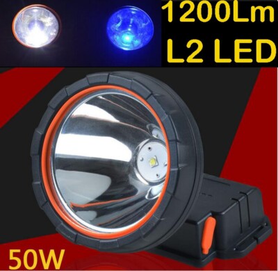 50w L2 LED Headlamp Headlight Bright Torch Camp Fishing Hiking HeadLight Outdoor