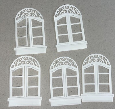 🌞5 WINDOW🌞 cardstock paper die cut embellishments | eBay