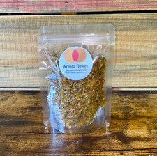 Organic Arnica Flower Whole, Natural Bulk Herbalism, 1/2oz, 1oz, 2oz, 4oz