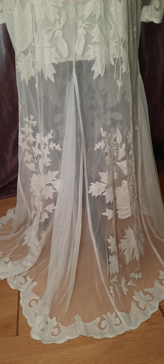 sachin and babi light blue dress ASOS EDITION wedding dress with 3D embroidered bodice main image 1
