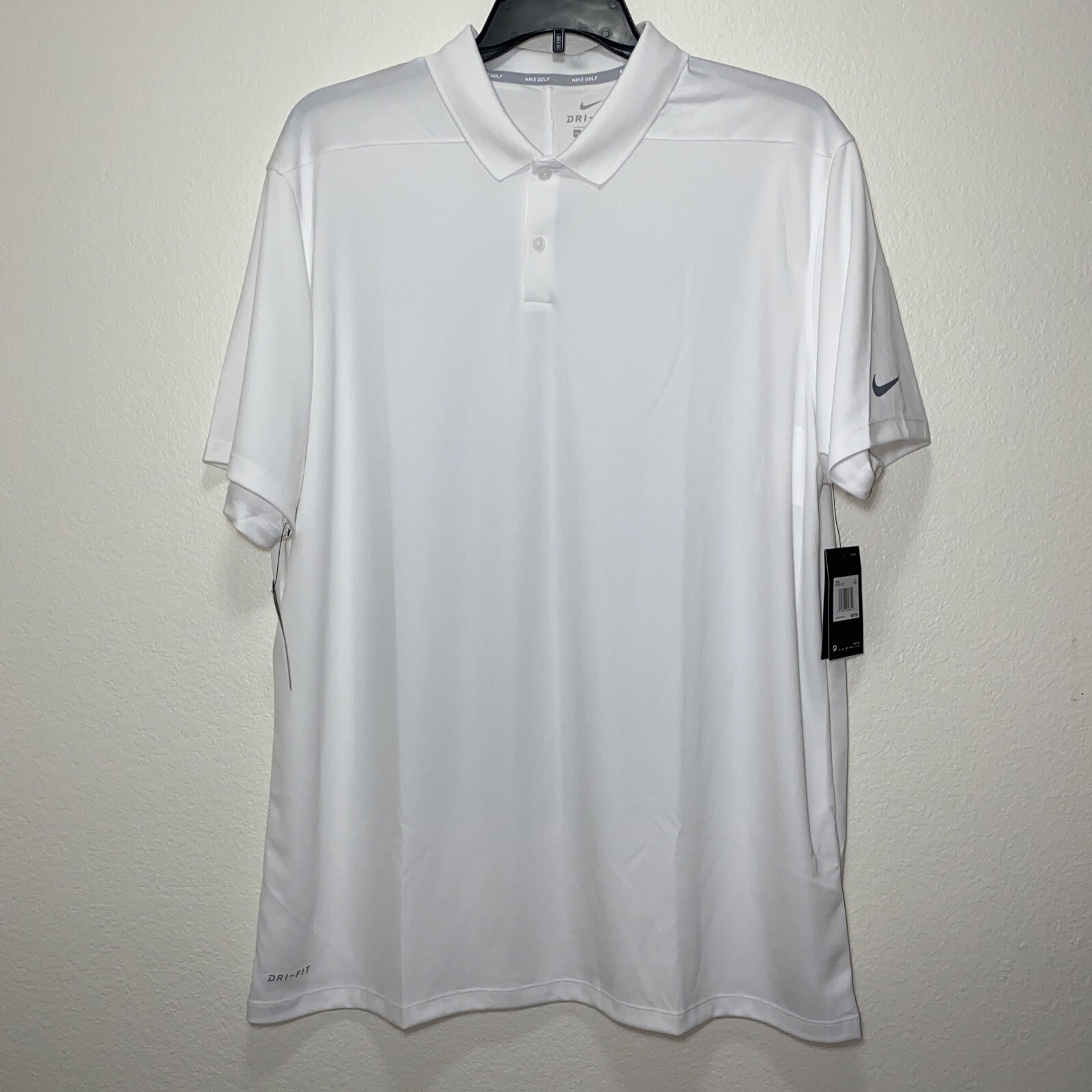 dri fit white polo shirts