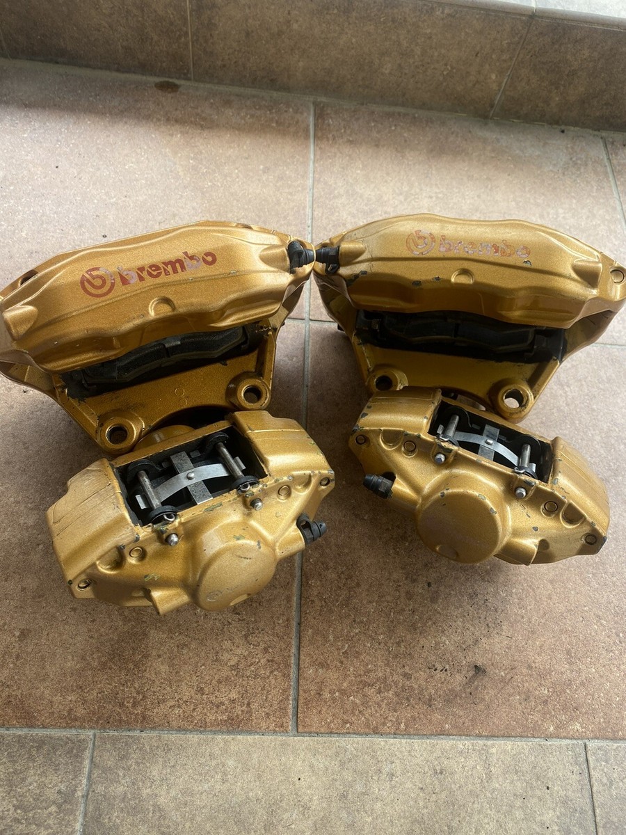 2003 Nissan 350Z G35 Brembo Brake Calipers Left | OE | Gold | VQ35