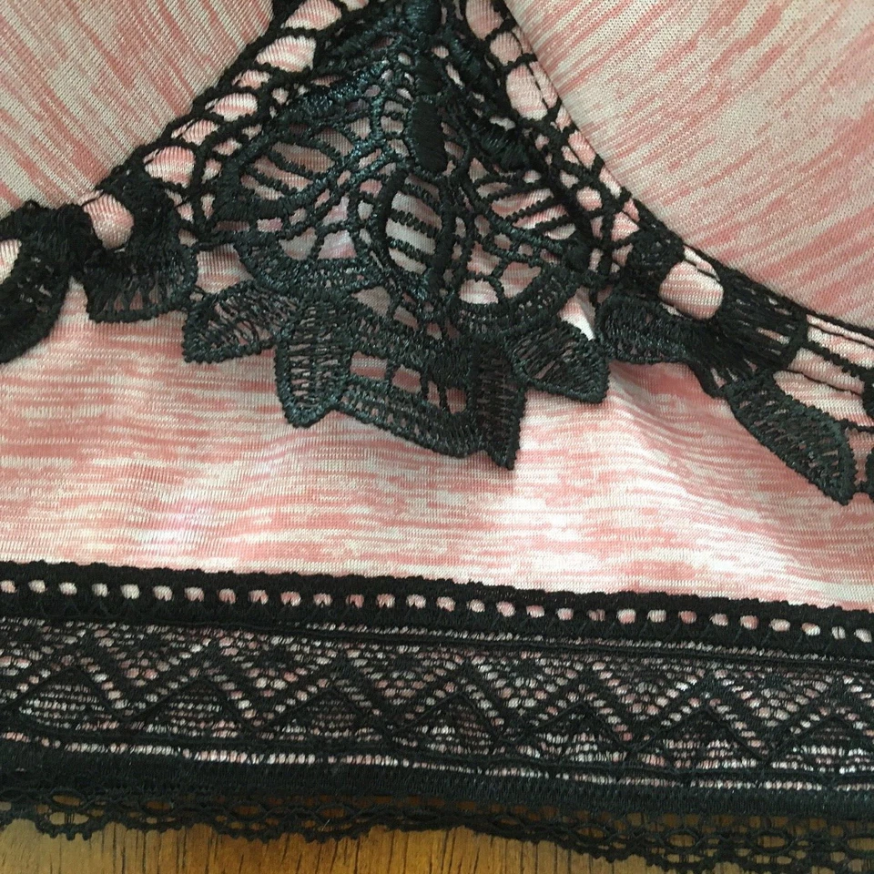 Sujetador Daisy Fuentes 36 D Push Up Mujer Línea Larga Rosa y Negro Con Aros Encaje Foto 2 de 4