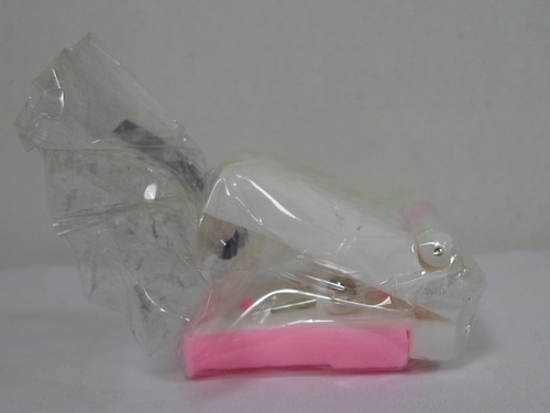 VTG 80's 2.5'' PINK SHOE CLIPPER CLIP MEMO HOLDER w/ MINI PEN STATIONERY MIP - Picture 6 of 7
