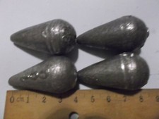 piombi a pera,scorrevoli da gr 100 plomb pèche fishing lead